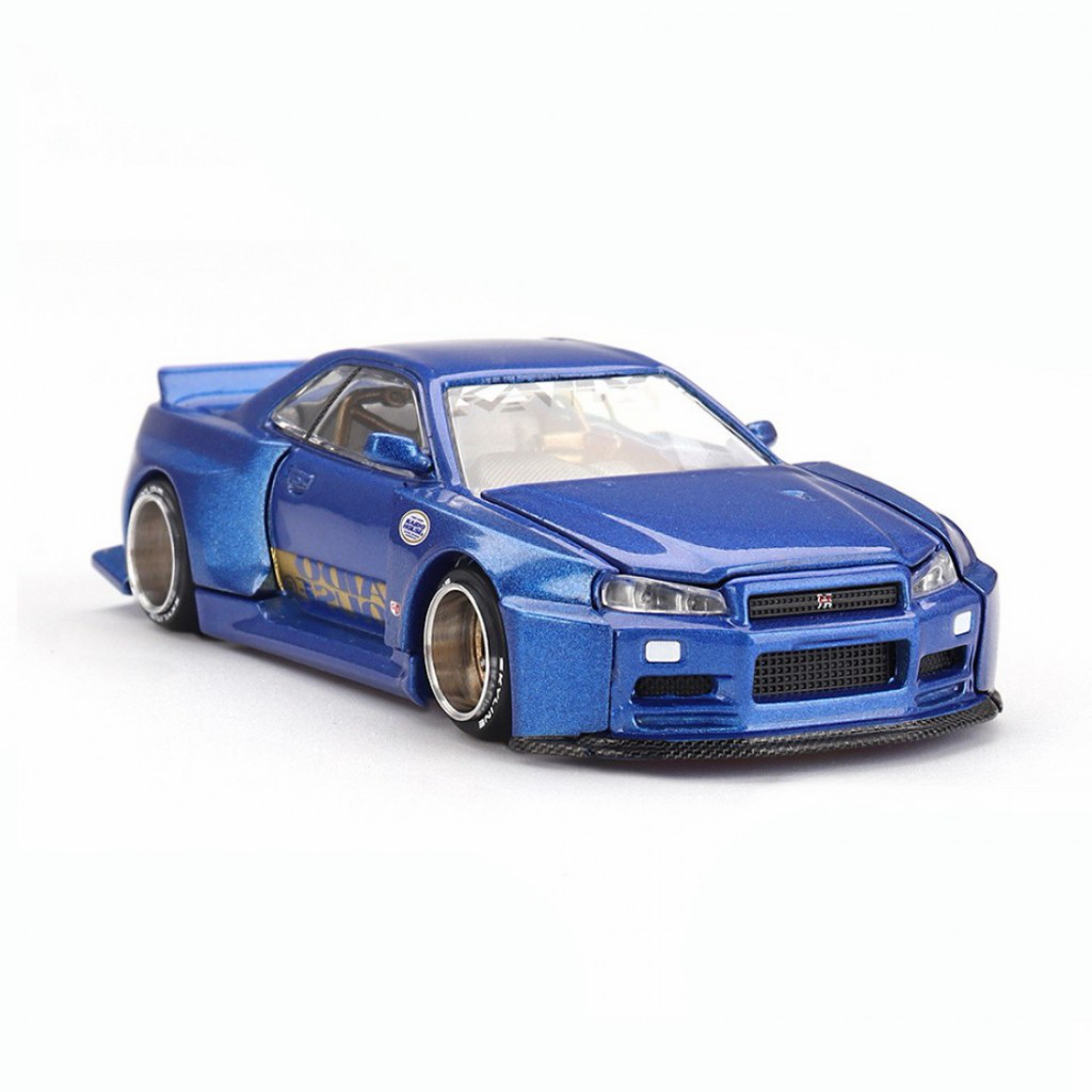 Kaido House Nissan Skyline GT-R (R34) Kaido Works V2 (Bayside Blue)