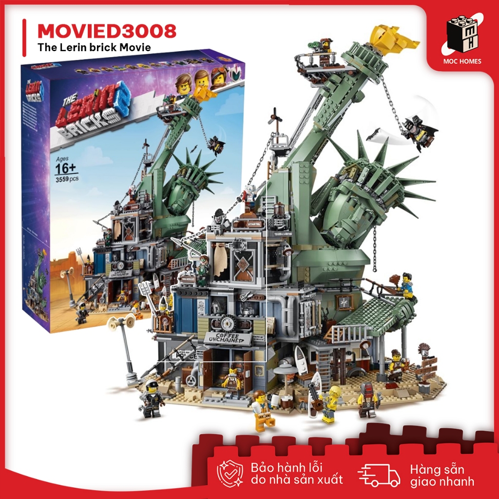 Đồ chơi mô hình lắp ráp Movie trận chiến tượng nữ thần tự do D3008