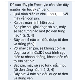 Pin máy hút sữa Freestyle (đã qua sử dụng)