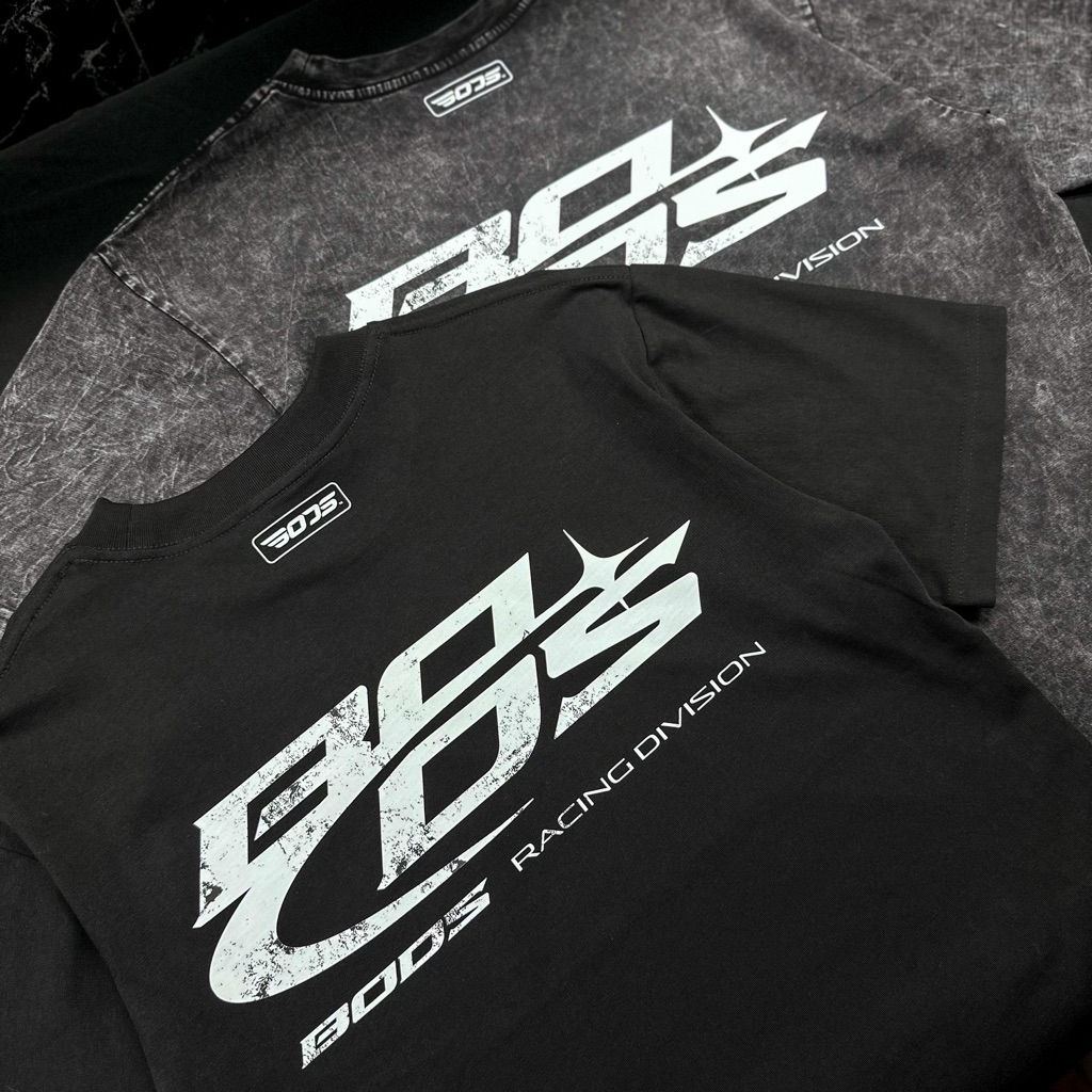 Áo thun "BODS Racing Division" phong cách đường phố Form oversize - 270gsm chính hãng BODS.CLUB