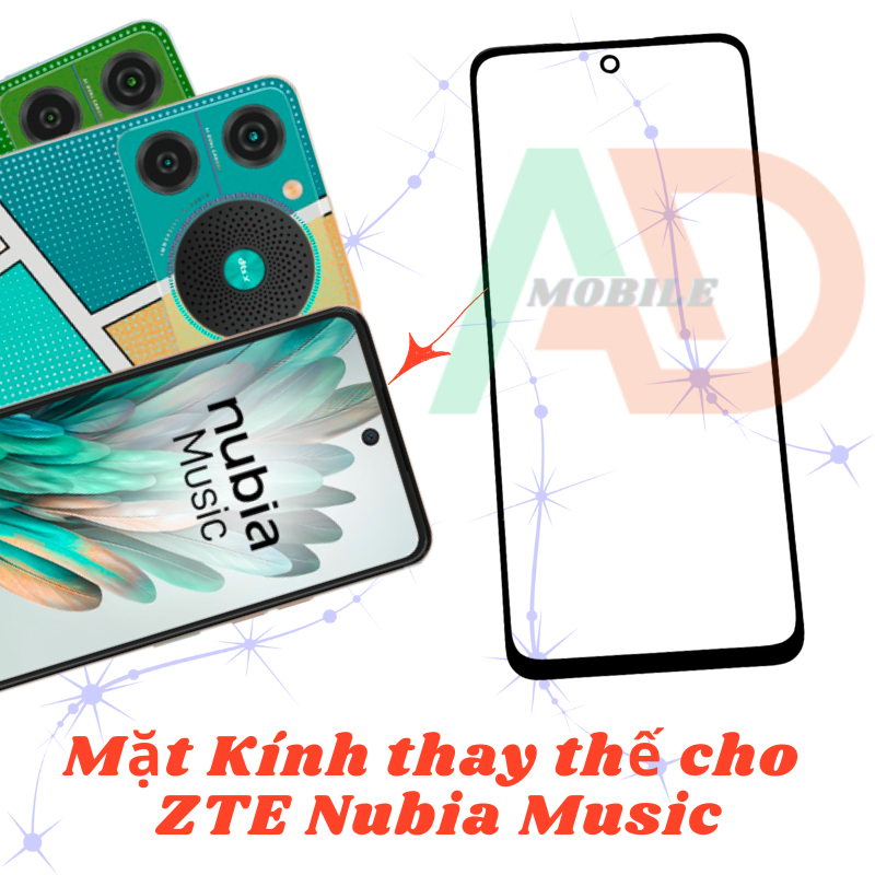 AD mặt kính Zte Nubia Music, kính dùng ép cho Zte Nubia Music