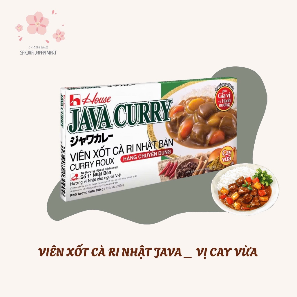 Viên xốt cà ri Nhật Bản Java Curry {House VN}
