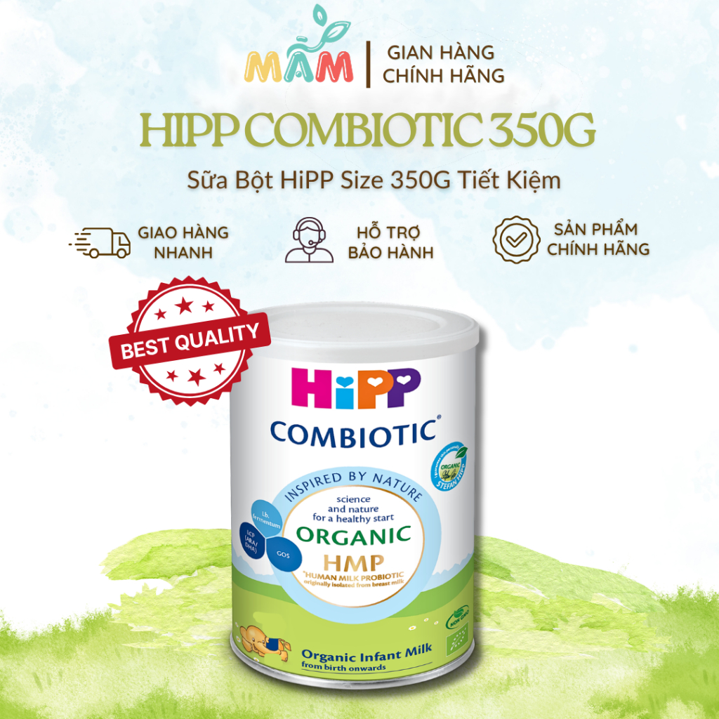 [Loại 350G] Sữa Bột Công Thức HiPP Combiotic 350G Hỗ Trợ Tiêu Hoá Và Tăng Chiều Cao - Shop Mầm Mẹ Và
