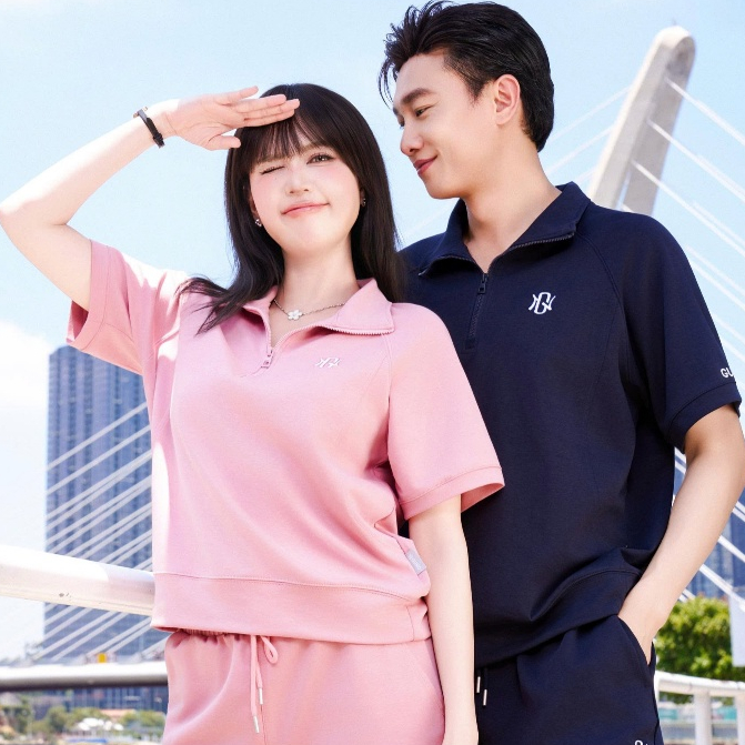 [BST Modal Cool 2026] Bộ Quần Áo Nam Nữ GUNO Cao Cấp Cổ Bẻ Kèm Quần Suông Logo Thêu 26BG01/26BB02 | BigBuy360 - bigbuy360.vn