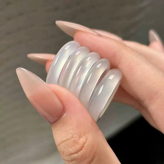 💍 NHẪN MÃ NÃO TRẮNG BẠCH NGUYỆT QUANG – TINH KHÔI, THANH LỊCH & PHONG THỦY 🤍Phù Hợp cho Mệnh kim - Mệnh Thuỷ