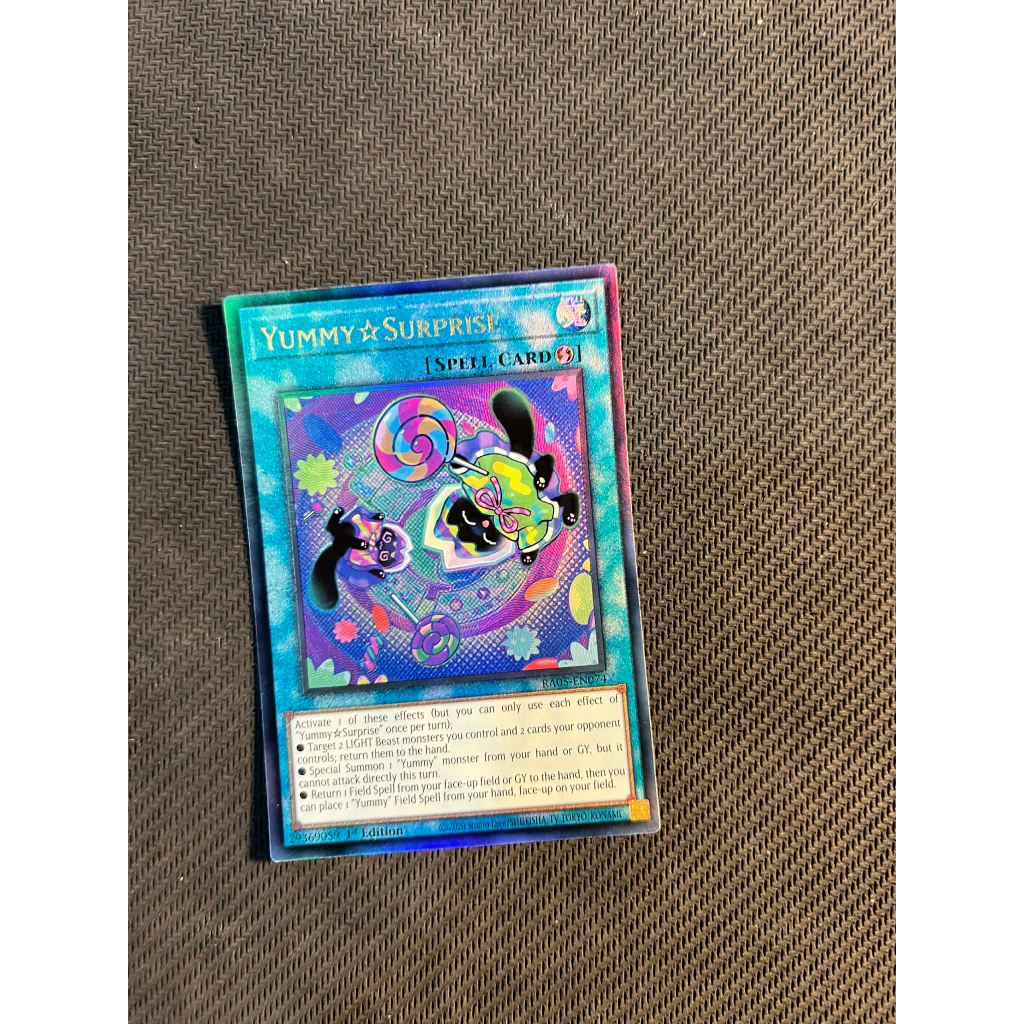TGT Yugioh thẻ bài Yugioh chính hãng Yummy Suprise RA05-EN074 ultimate