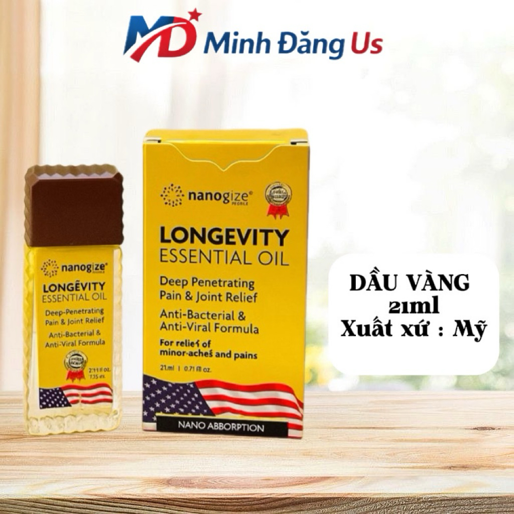 DẦU VÀNG NANOGIZE LONGEVITY ESSENTIAL OIL 21ML