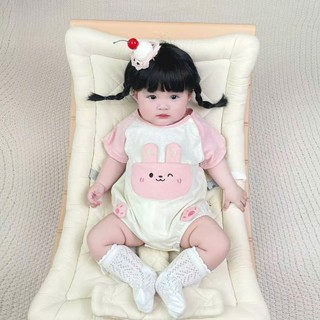 Bodysuit, Body Liền ThânThỏ Hồng Cho Bé Gái, Áo Liền Quần Chấy Cottn Mát Mẻ