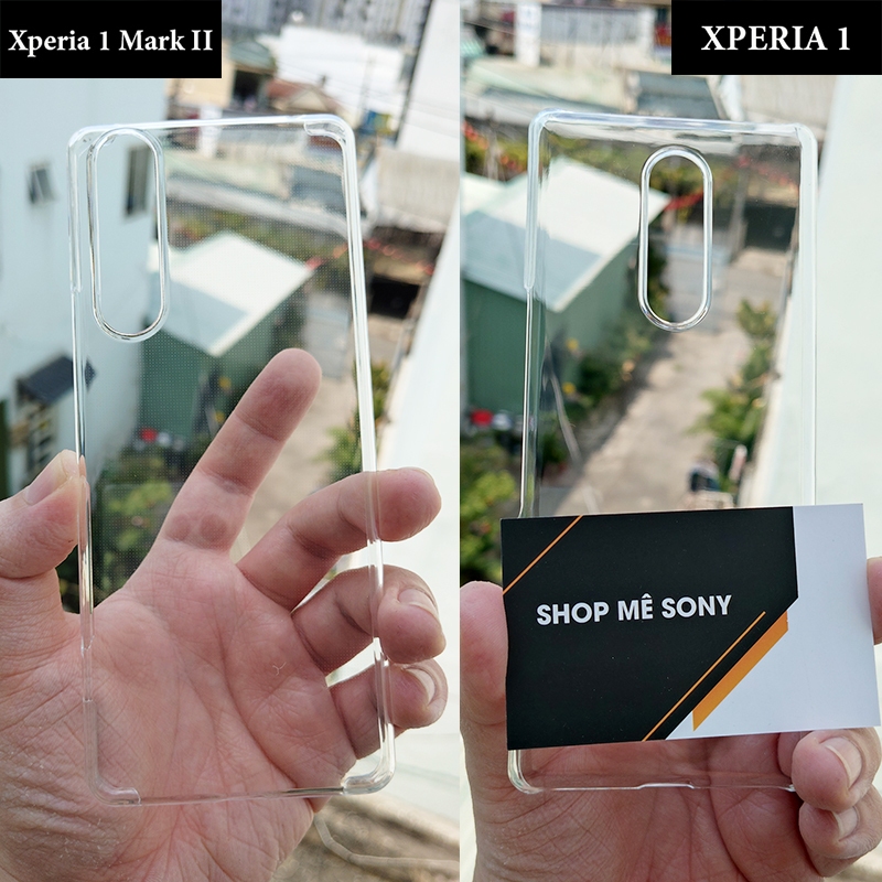 Ốp lưng cứng trong suốt Sony Xperia 1, Xperia 5, Xperia 1 Mark II, Xperia 1 III, Xperia 5 III, Xperi