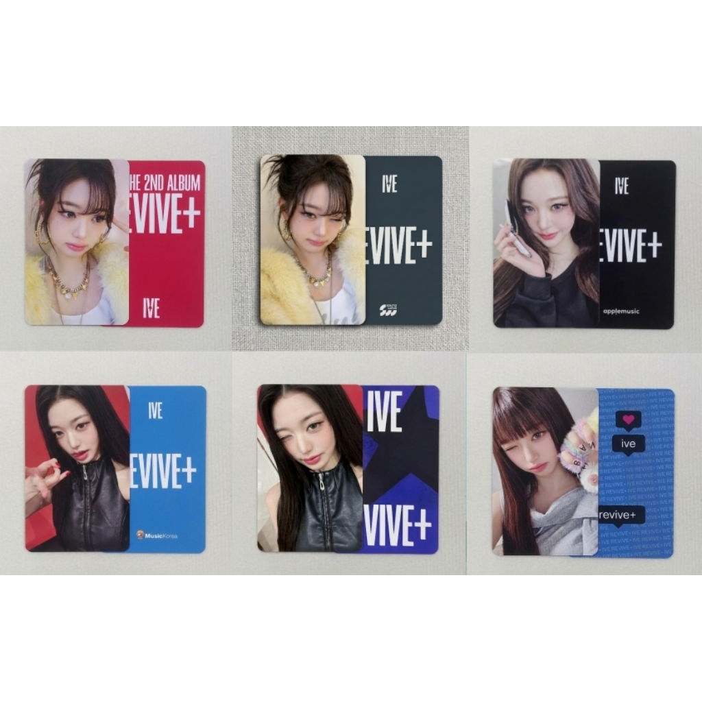 (Có sẵn) Card unoff wonyoung ive REVIVE, BANG BANG, amuse, rolarola, empathy, mới nhất chất lượng ca