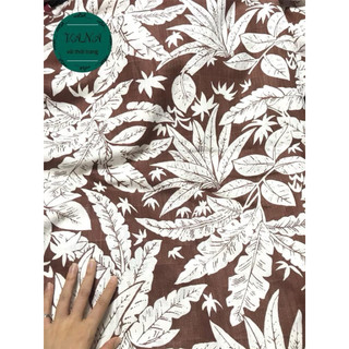 Vải linen hoạ tiết