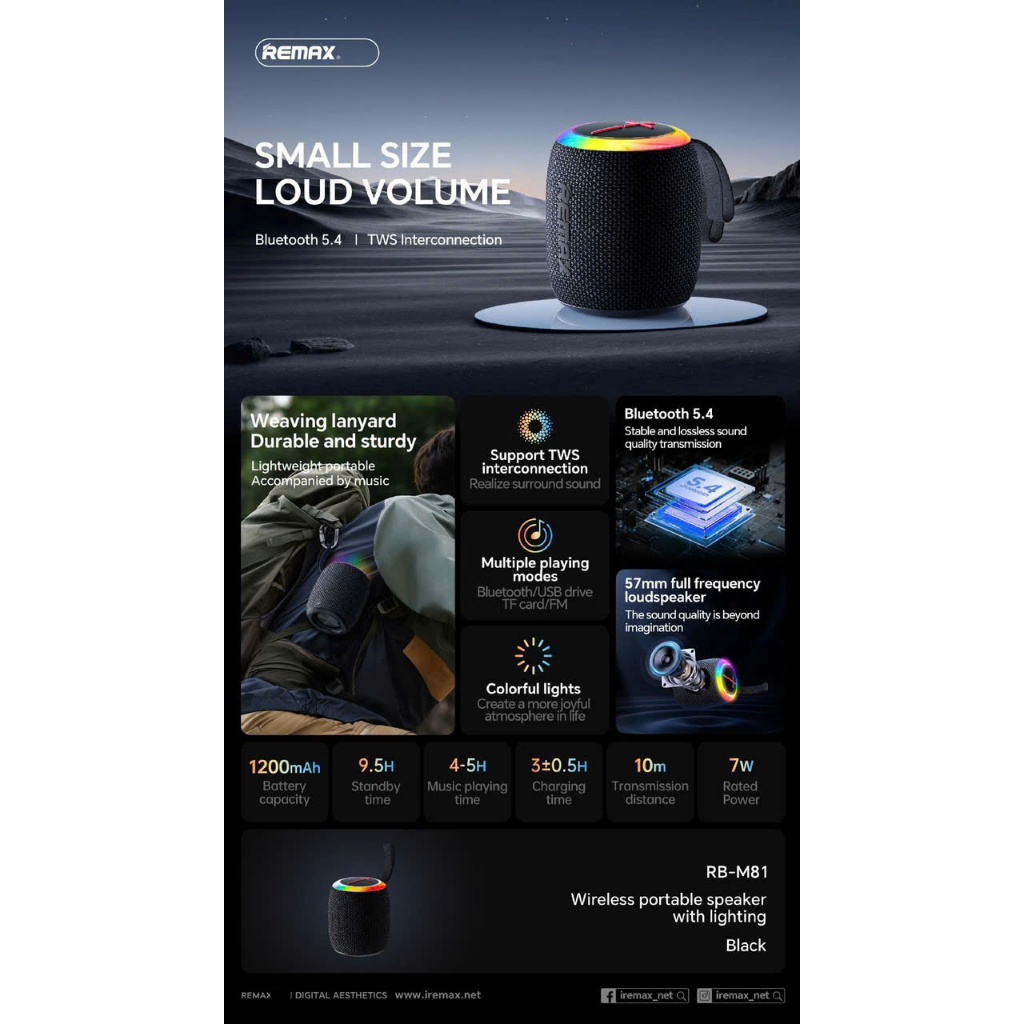 Loa Bluetooth Remax RB-M81