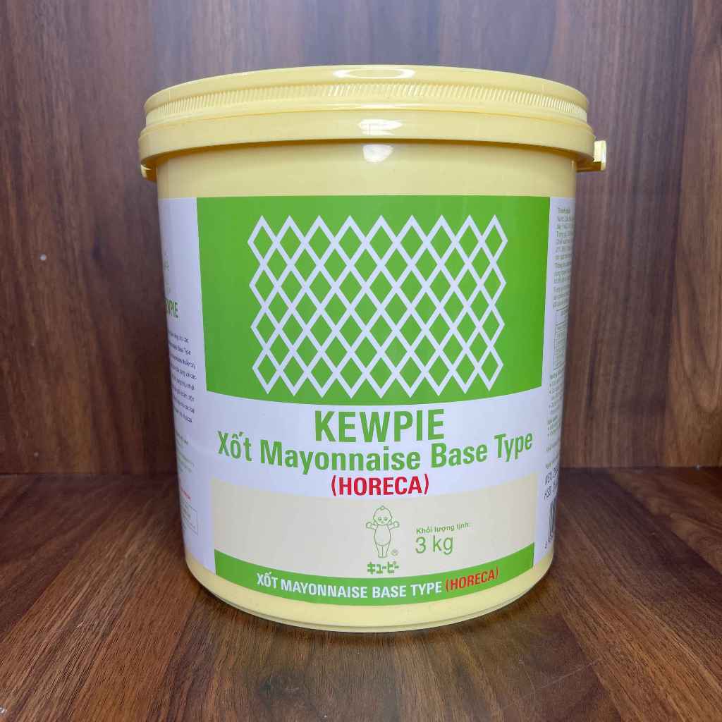 Xốt Mayonnaise Base Type Kewpie 3KG | Sốt Mayo Nhật Bản Béo Mịn, Trộn Salad, Làm Sushi, Burger, Sốt 