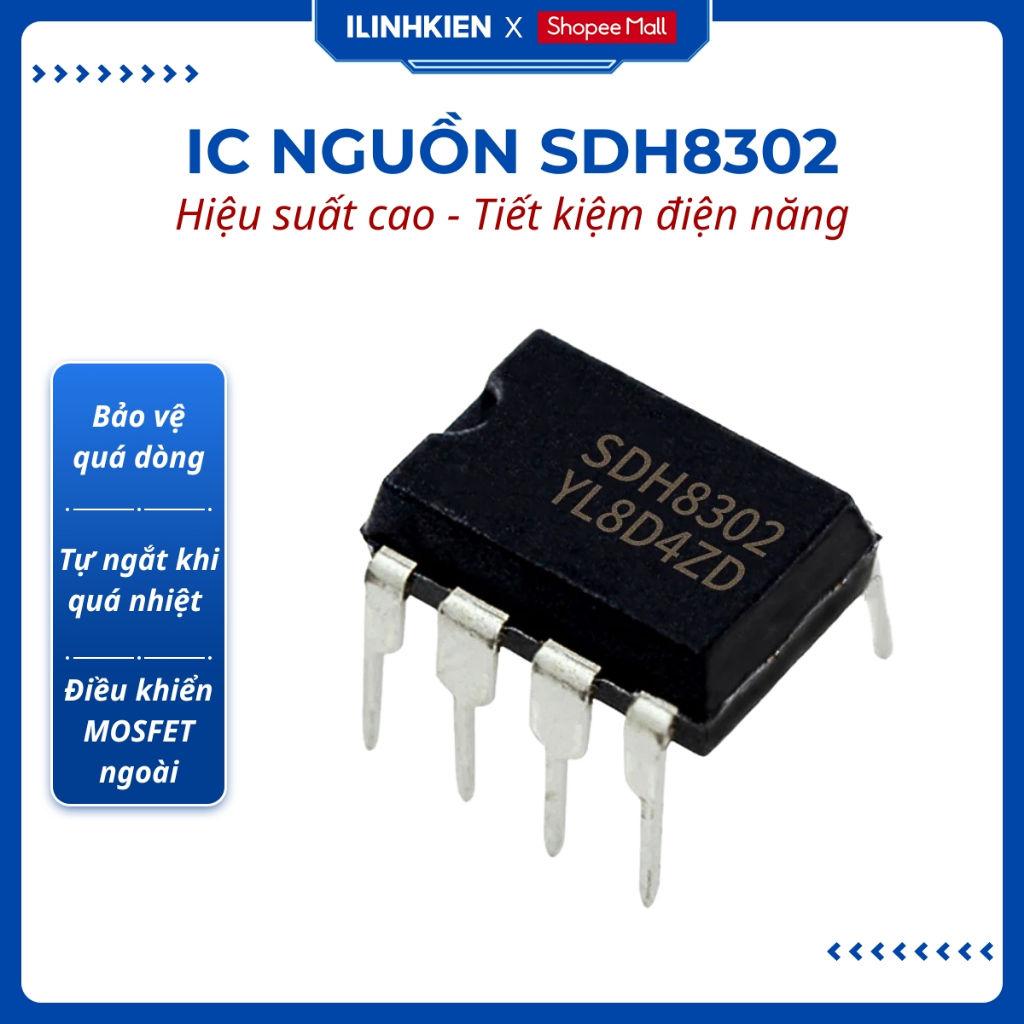 SDH8302 DIP-8 chính hãng SILAN ilinhkien
