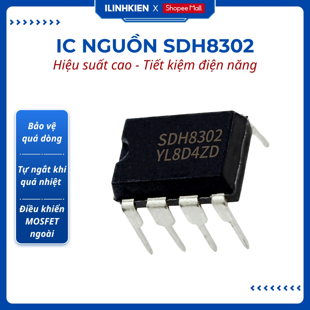 SDH8302 DIP-8 chính hãng SILAN chính hãng ilinhkien