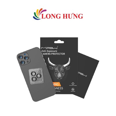 Dán Camera cường lực viền màu chống va đập MiPow Anti-Exposure dành cho iP 13 Pro/13 Pro Max BJ305 - Hàng chính hãng