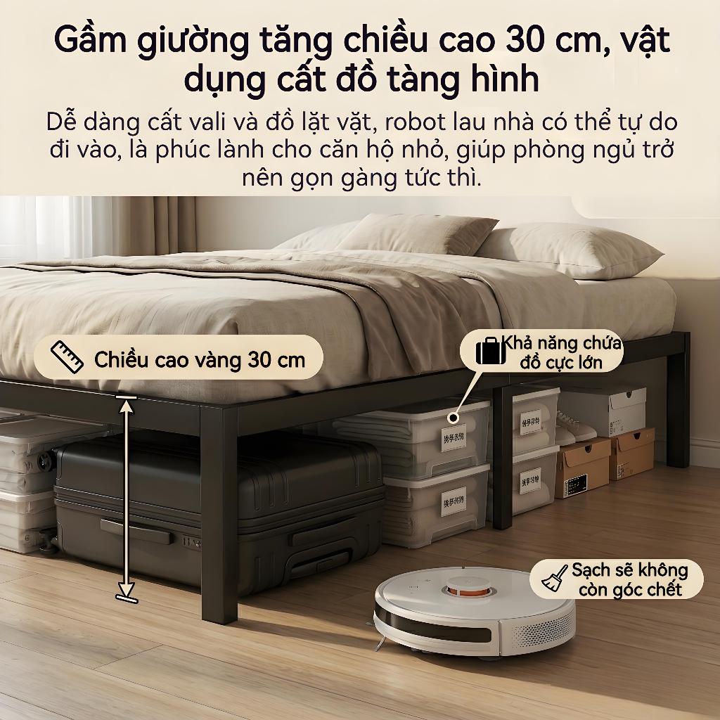 ALVIN Giường sắt khả năng chịu tải cực mạnh chống ẩm và chống gỉ có hai màu để lựa chọn | BigBuy360 - bigbuy360.vn
