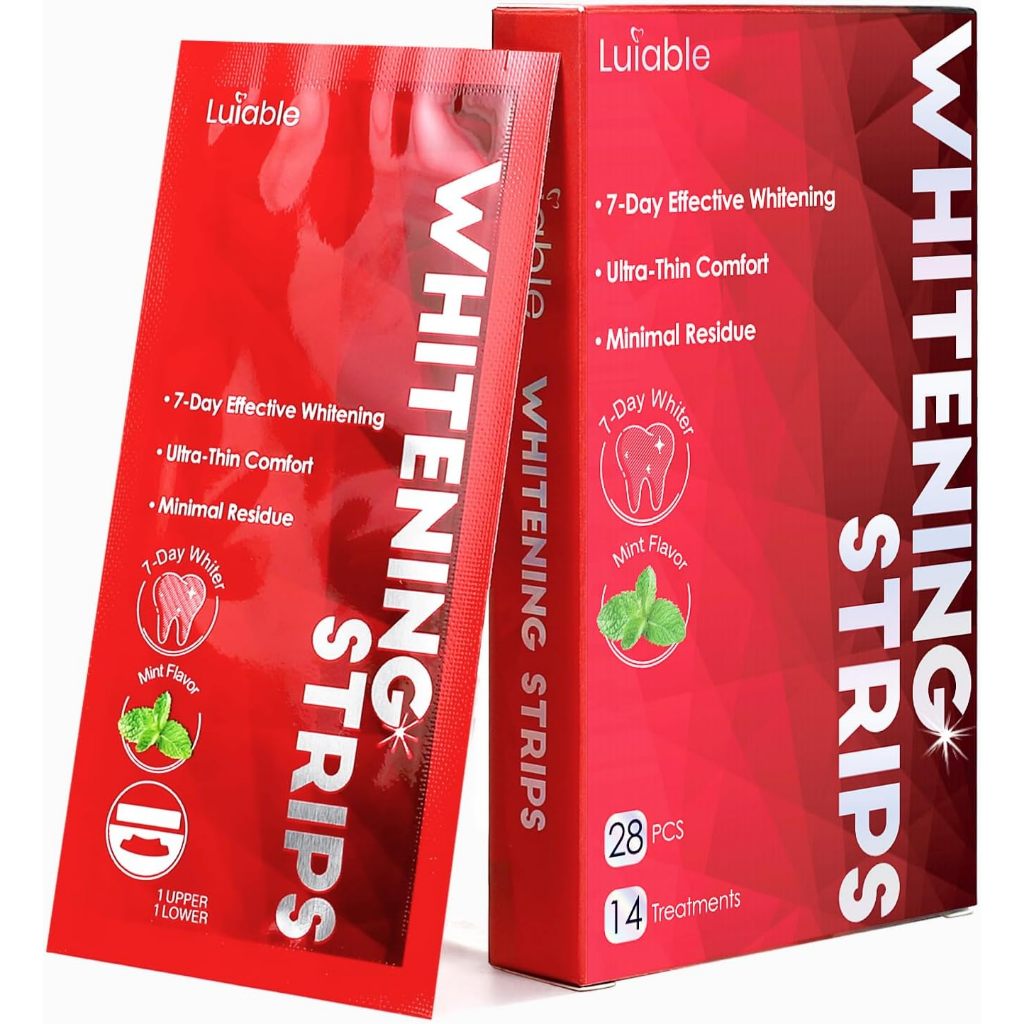 Miếng dán làm trắng răng chuyên nghiệp Teeth Whitening Strips Tooth White Professional Dentist Formu