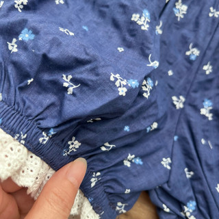 Quần bí thô phối ren cho bé