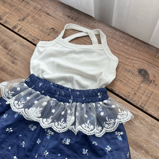 Quần bí thô phối ren cho bé