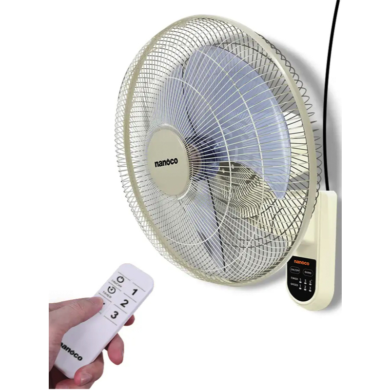 Quạt Treo Tường Nanoco NWF1612RC có Remote
