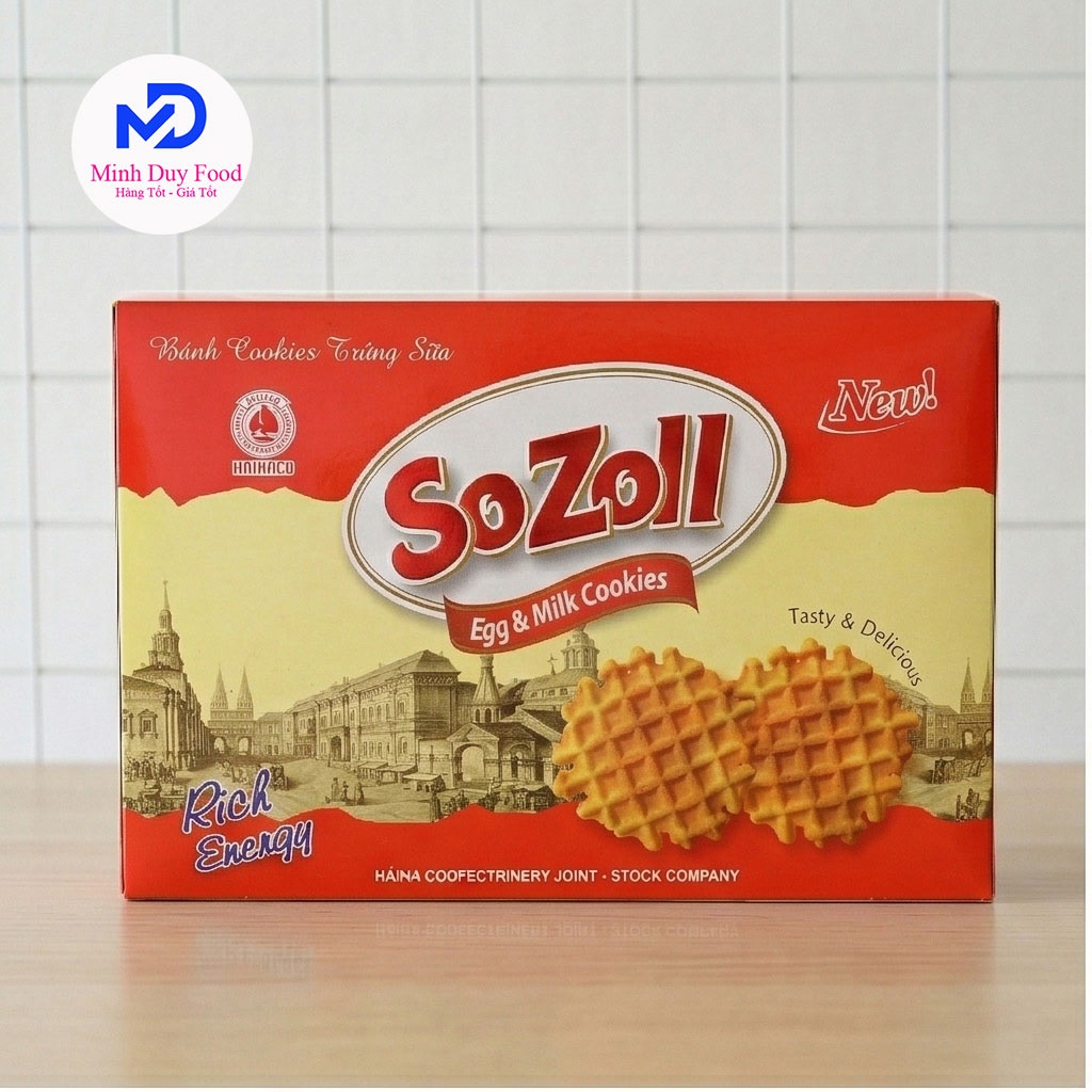 Bánh Sozoll Hải Hà 350G Bánh Quy Trứng Sữa Giòn Thơm Ăn Vặt Hấp Dẫn