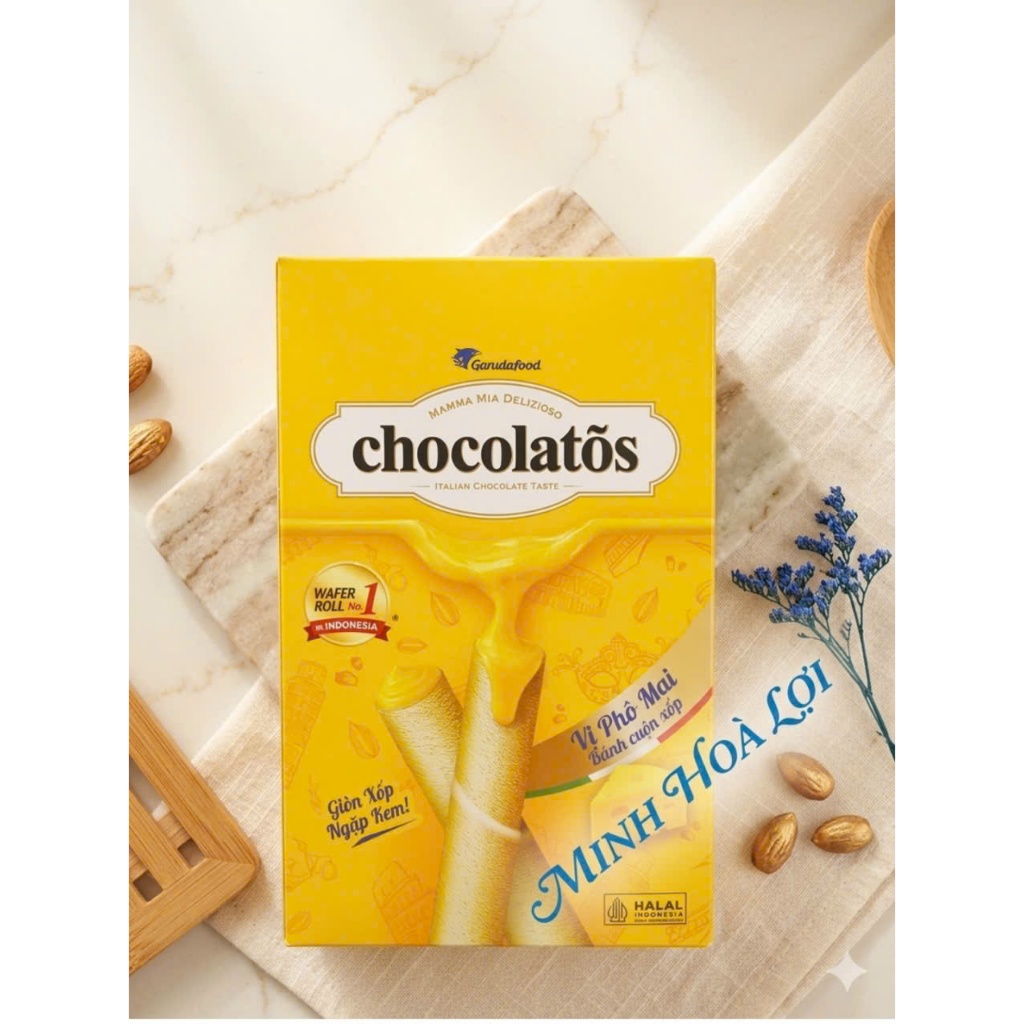 Bánh cuộn Chocolatos Phô Mai 336g