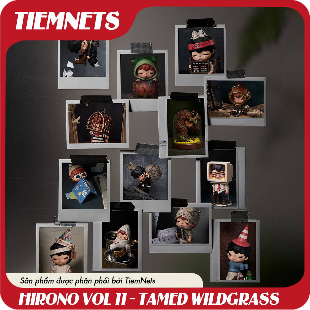 MÔ HÌNH BLIND BOX HIRONO SERIES 11 - TAMED WILDGRASS - POPMART