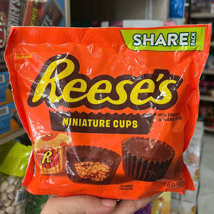 [NEW DATE 12/2026] SOCOLA  REESE’S MINIATURE 297g MỸ