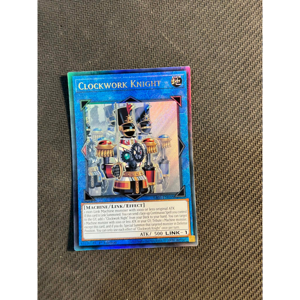 TGT Yugioh thẻ bài Yugioh chính hãng Clockwork Knight RA05-EN058 ultimate