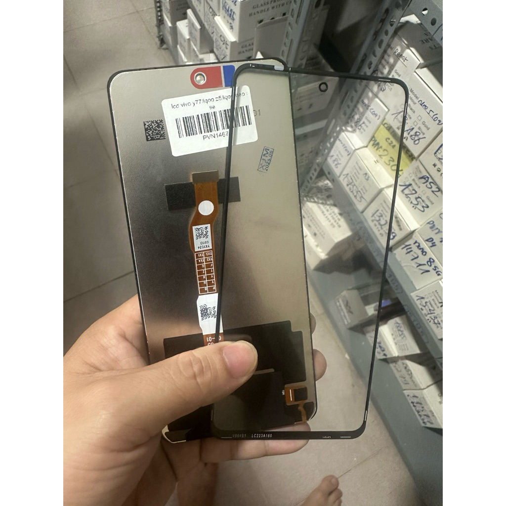 kính vivo y77/iqoo z5/iqoo neo 5 se liền keo cho thợ ép kính