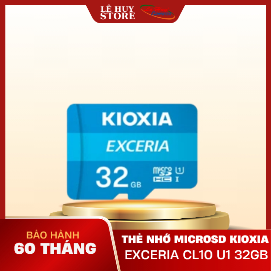 Thẻ Nhớ MicroSD Kioxia Exceria CL10 U1 32GB / 64GB/ 128GB / 256GB - Hàng Chính Hãng