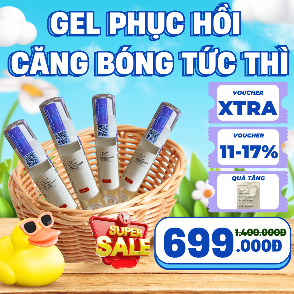 [HÀNG CHÍNH HÃNG - TẶNG KEM DƯỠNG] LRC Lipid da treatment cao cấp đến từ nhãn hàng Dermatic Hy Lạp