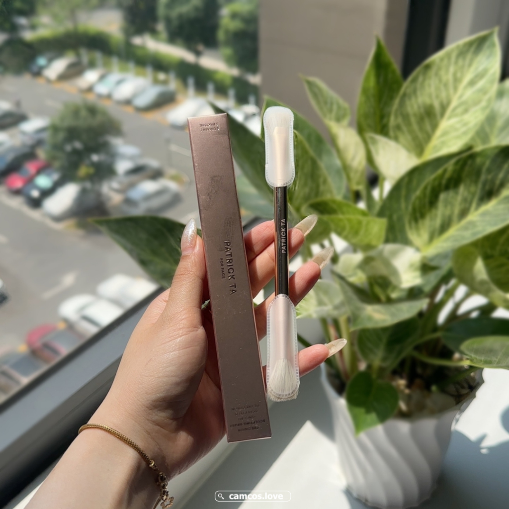 Cọ tán kem tạo khối & định hình vùng mũi Patrick TA Dual Ended Precision Nose Contour Brush