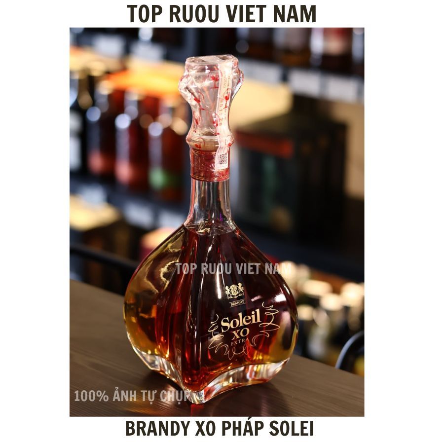 Brandy XO Pháp Soleil 700ml [Chính Hãng] [Top Rượu VN][Có Hộp Túi]