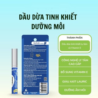 2ml – Dầu Dừa Tinh Khiết Vietcoco Mini – Dưỡng Môi Mềm Mượt, Ngừa Khô Nứt