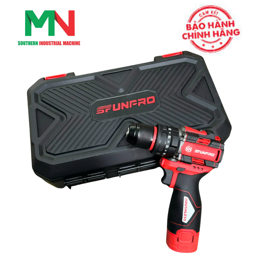 Pin 16V/2.0Ah Máy khoan đầu 10 có búa S16 DR10A SFUNPRO
