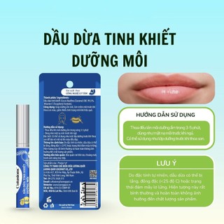 2ml – Dầu Dừa Tinh Khiết Vietcoco Mini – Dưỡng Môi Mềm Mượt, Ngừa Khô Nứt