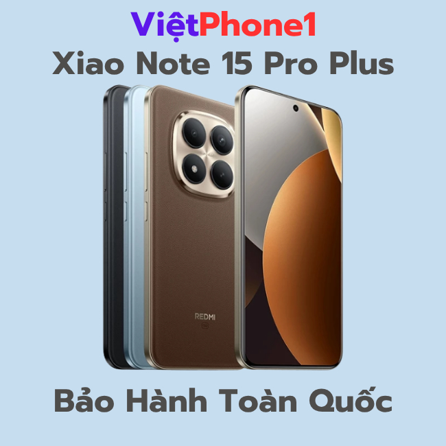 Điện thoại Xiaomi Redmi Note 15 Pro Plus 5G Snapdragon 7s Gen 4 bảo hành toàn  quốc 24 tháng.