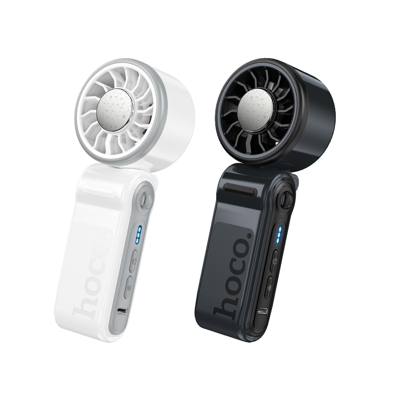 Quạt mini sò lạnh cầm tay HOCO HX604, quạt tích điện gập gọn 3 chế độ siêu mát gập gọn pin 3000mAh | BigBuy360 - bigbuy360.vn