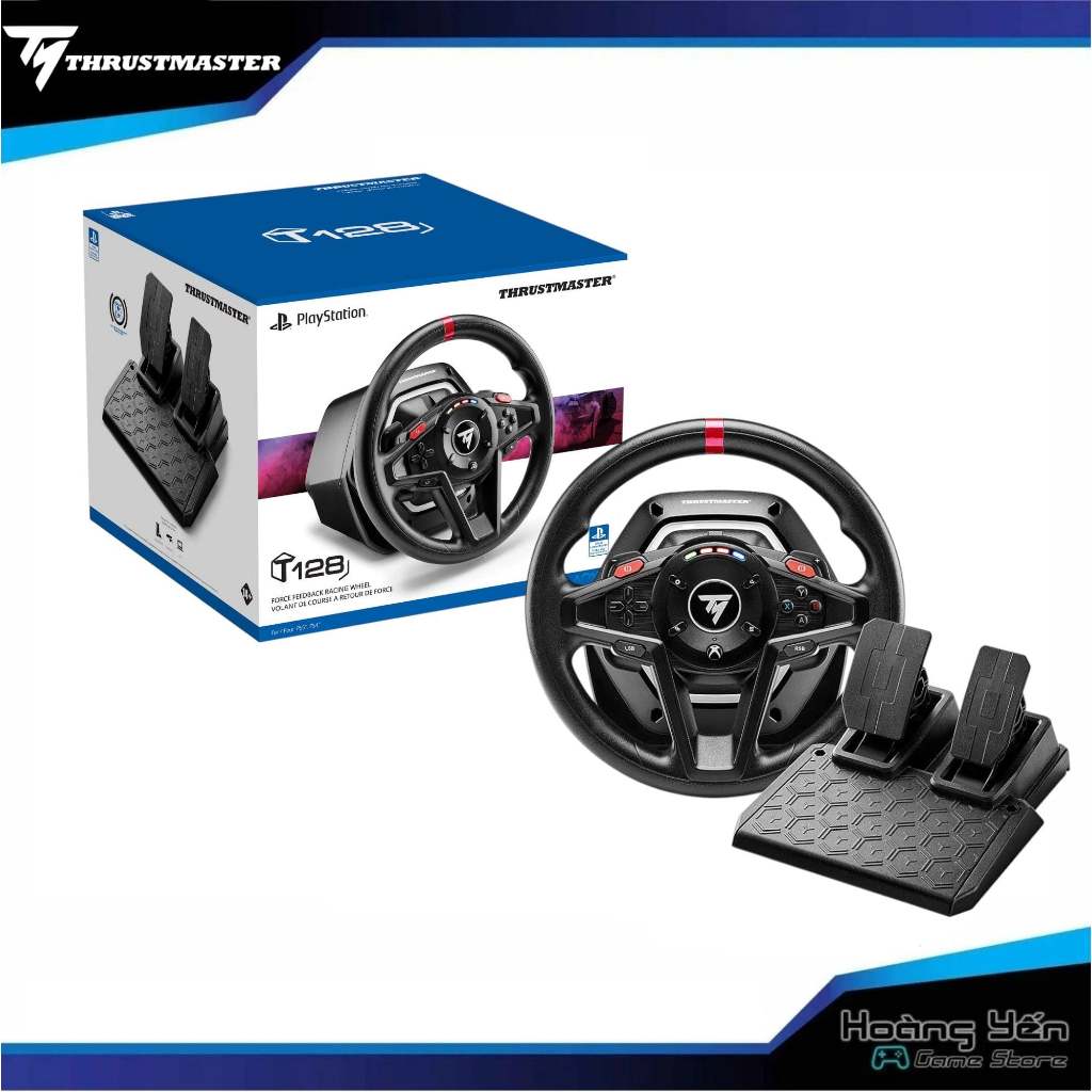 Vô Lăng Thrustmaster T128 cho Ps5/ Ps4 và Xbox/ PC