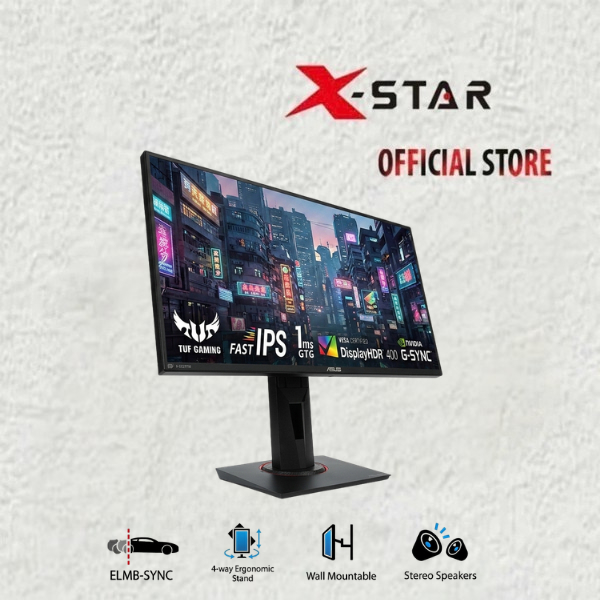 Màn Hình ASUS TUF 24.5 Inch 280Hz IPS Full HD 1ms – Gaming Cao Cấp, G-Sync, ELMB Sync