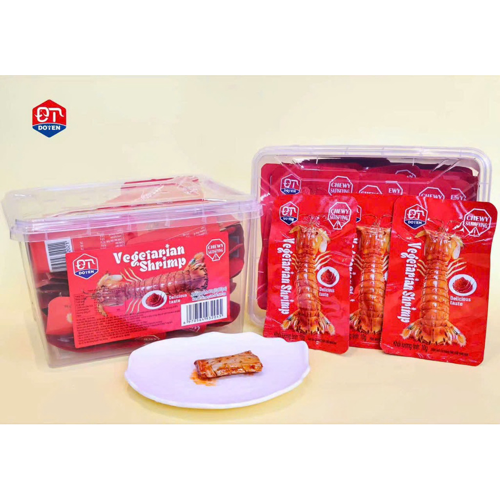 Hộp 50 Gói Bề Bề _Tôm Tít Chay Ăn Liền Siêu Ngon - Sản Phẩm Chay Ngon Miệng