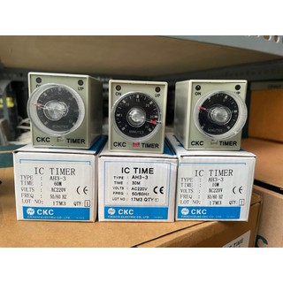 Rơle thời gian CKC AH3-3 ( Bao đế)