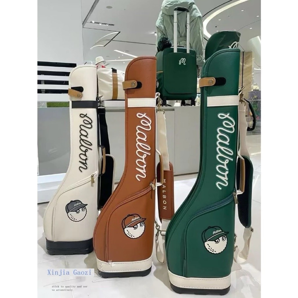 Malbon Golf Bucket Half Bag club stand - Túi Tập Golf Malbon Mini Sunday Bag Cao Cấp ( Malbon x Golf