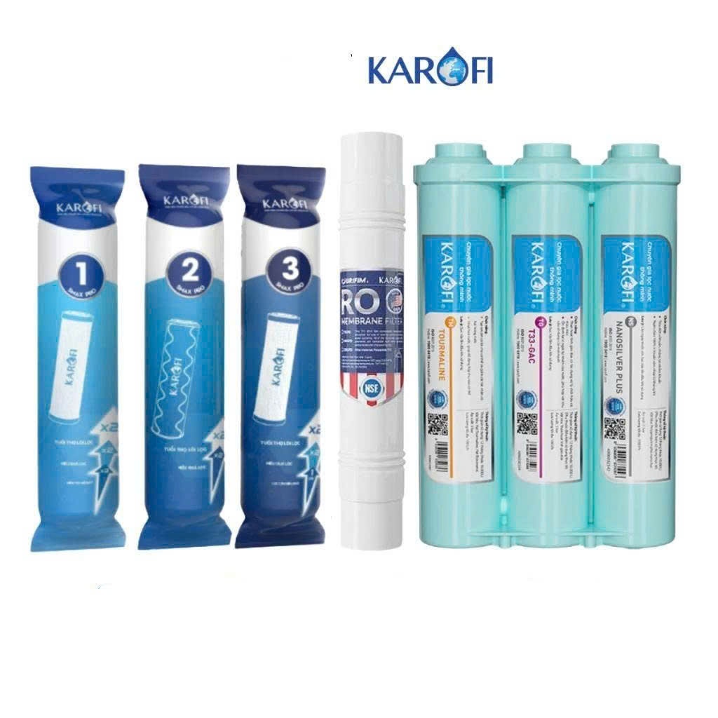 Lõi Lọc Karofi chính hãng - Dùng thay cho máy model KAQ-P95, KAD-N89, KAD-I55, KAD-D66G