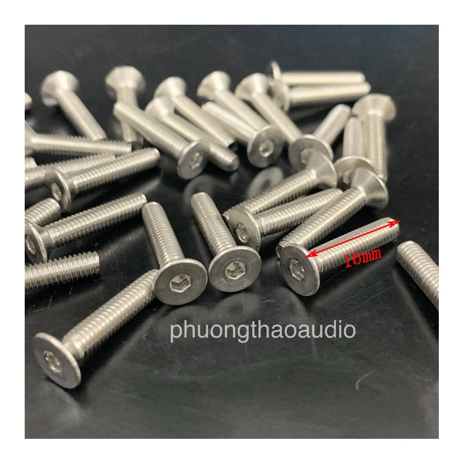 Set 50 chiếc Vít lục giác bằng M3x8,M3x20, M3x40, M4x8,M4x16, M4x20,M4x40 vít inox 304