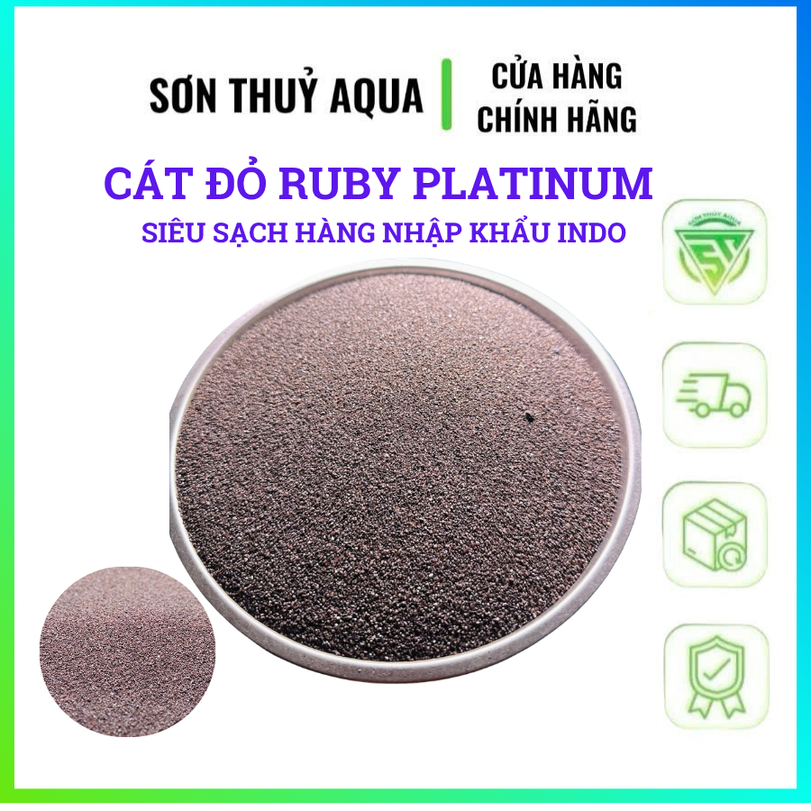 Cát đen Platinum SIÊU SẠCH cho bể thủy sinh cá cảnh thủy sinh