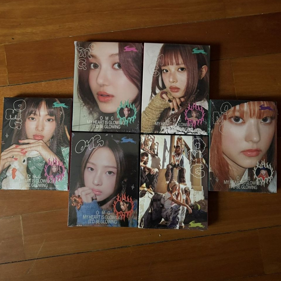 NewJeans Whale OMG đơn ditto album chính hãng hoàn toàn mới chưa tháo dỡ
