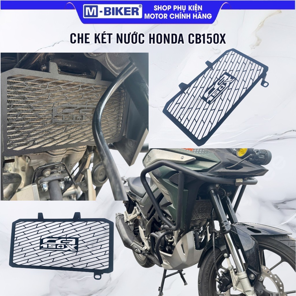 Che Két Nước Honda CB150X Bảo Vệ Két Nước CB150X CNC, Lưới Két Nước CB150X Chống Gỉ